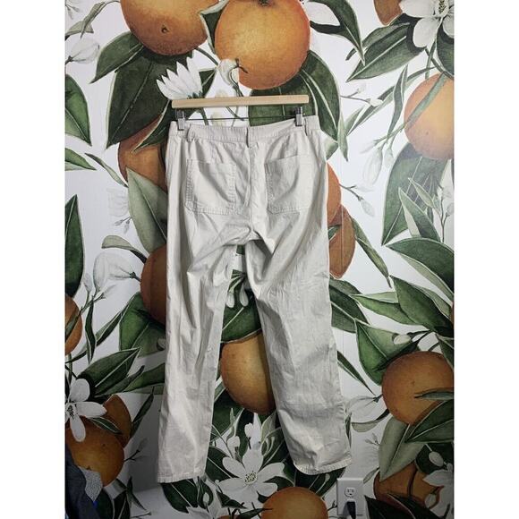 J Jill Size 6 Missy Live in Chino Pants Cotton Blend Khaki Beige - Picture 6 of 6
